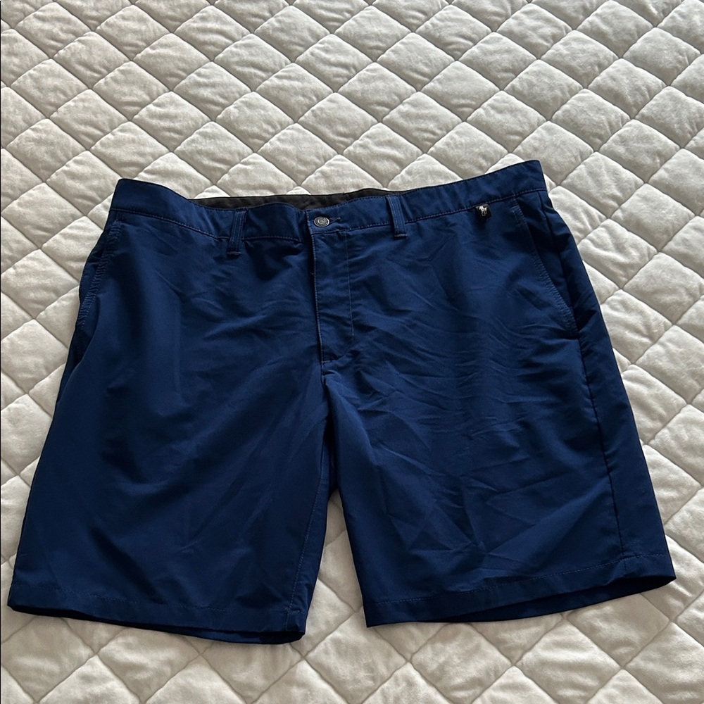 Ralph Lauren Deep Blue Flat Front Swim Trunks Shorts 40